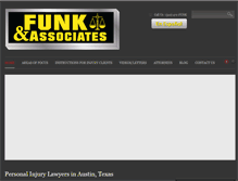 Tablet Screenshot of funklaw.com